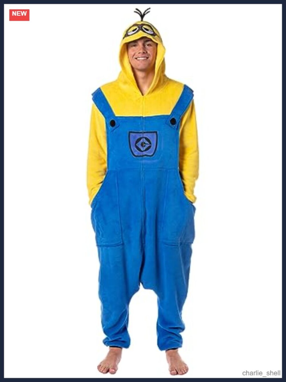 Despicable Me Minions Kigurumi Union Suit One Piece Pajama Men's Costume